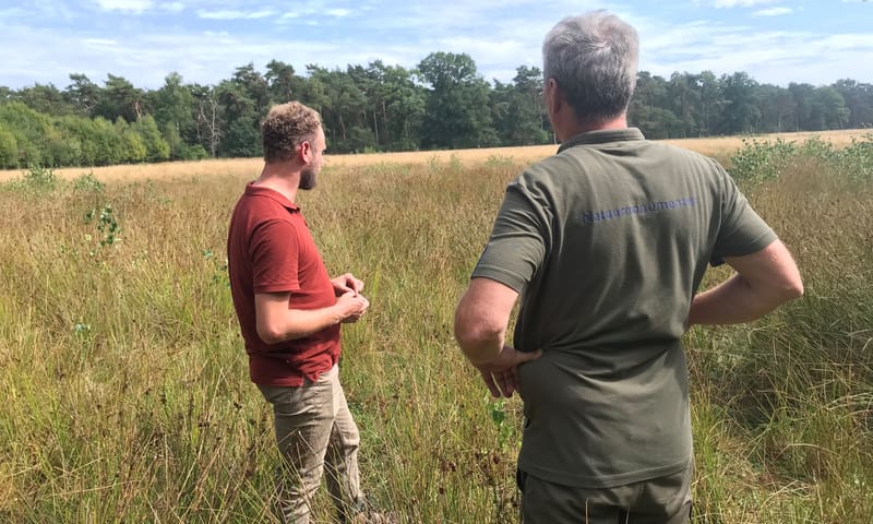 veldbezoek graslanden Grote Veld
