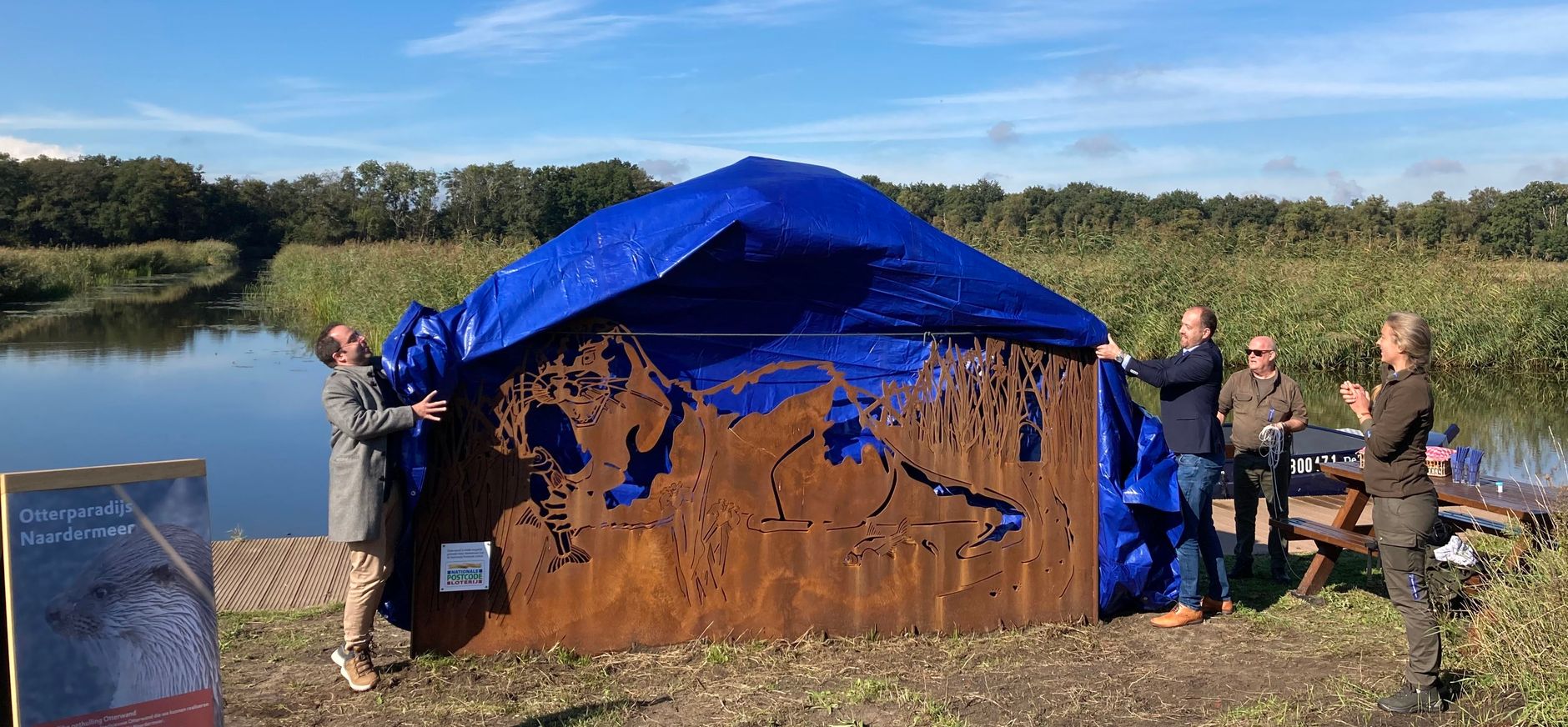 Opening Otterwand Naardermeer