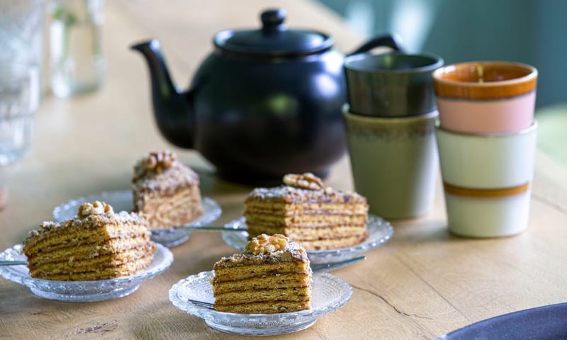Heerlijke versnapering bij de koffie of thee
