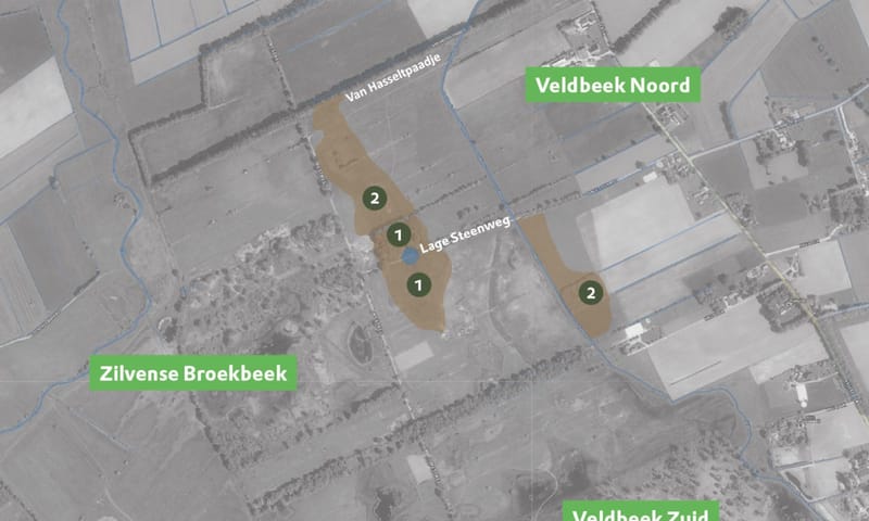 Kaart Empese en Tondense Heide start werkzaamheden