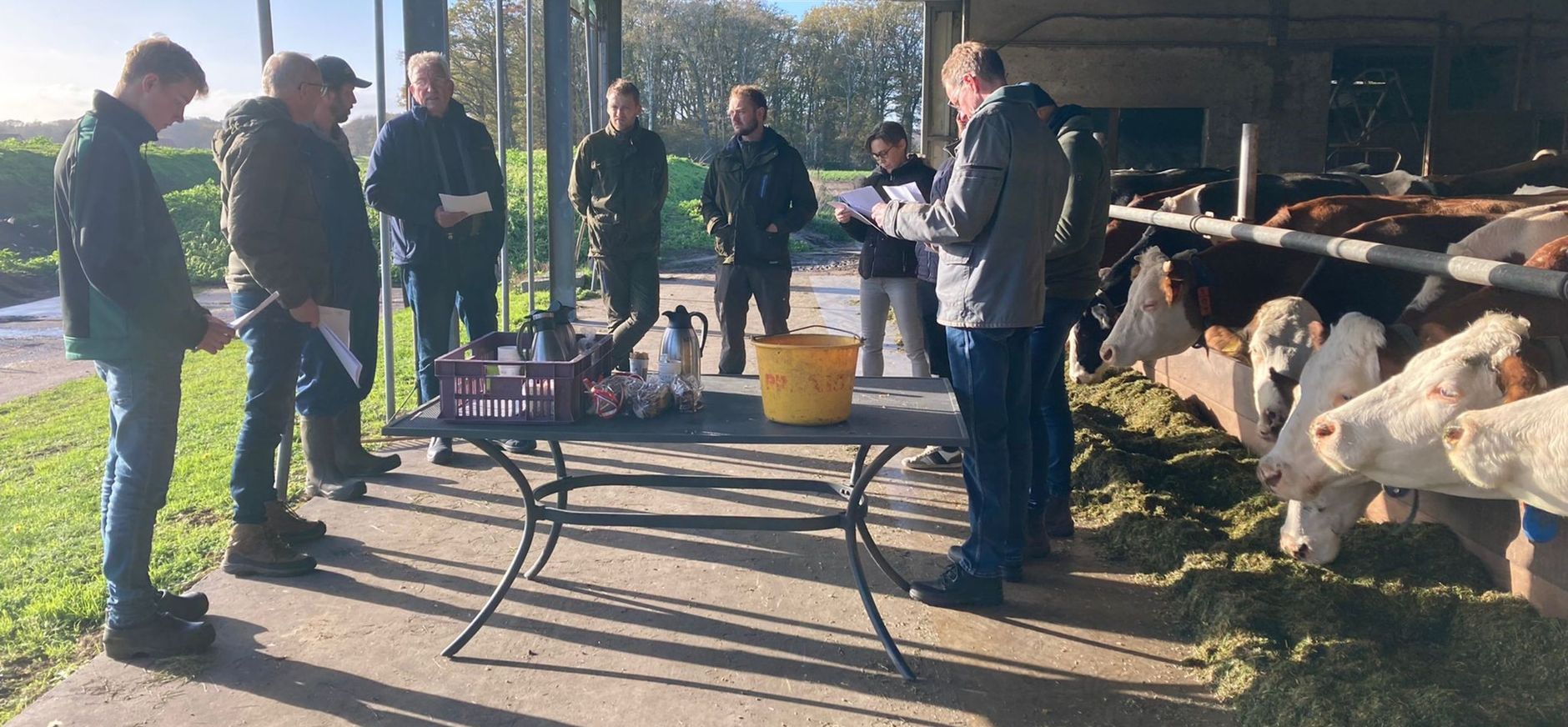 bedrijfsbezoek Pardijs Velhorst graan erwten mengteelt