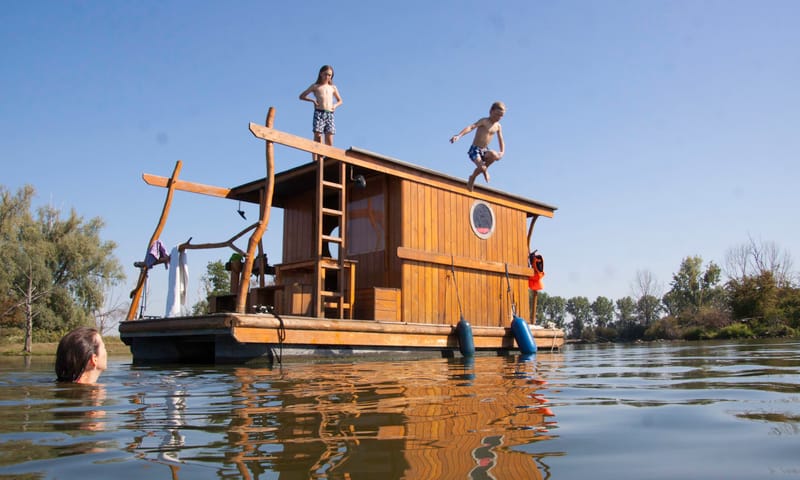 Kampeervlot op de Grensmaas