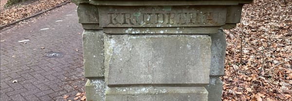 Zuil ingang Duin en Kruidberg