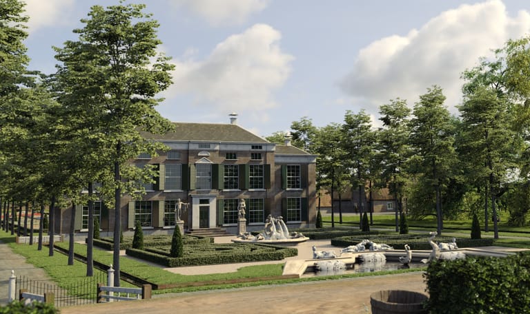 5d visuals - hoofdgebouw 18e eeuw