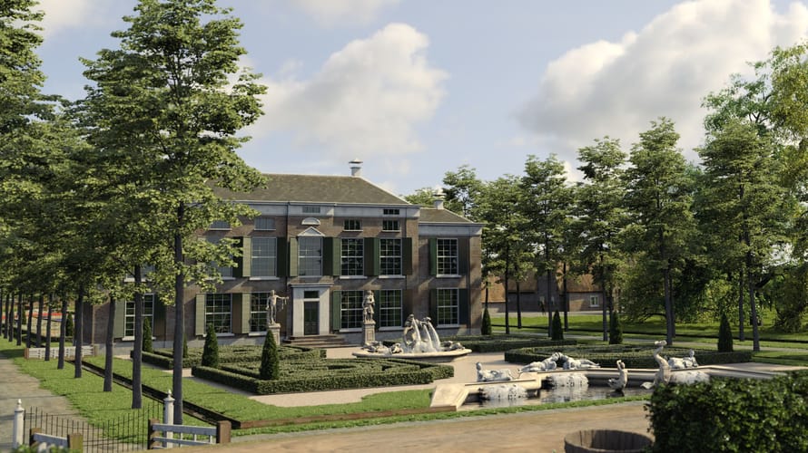5d visuals - hoofdgebouw 18e eeuw