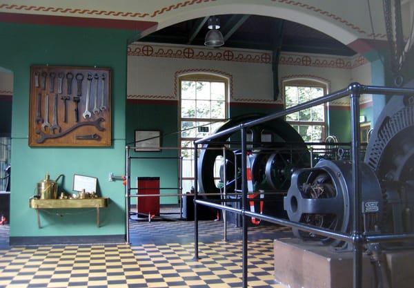 Interieur elektriciteitscentrale Veenhuizen