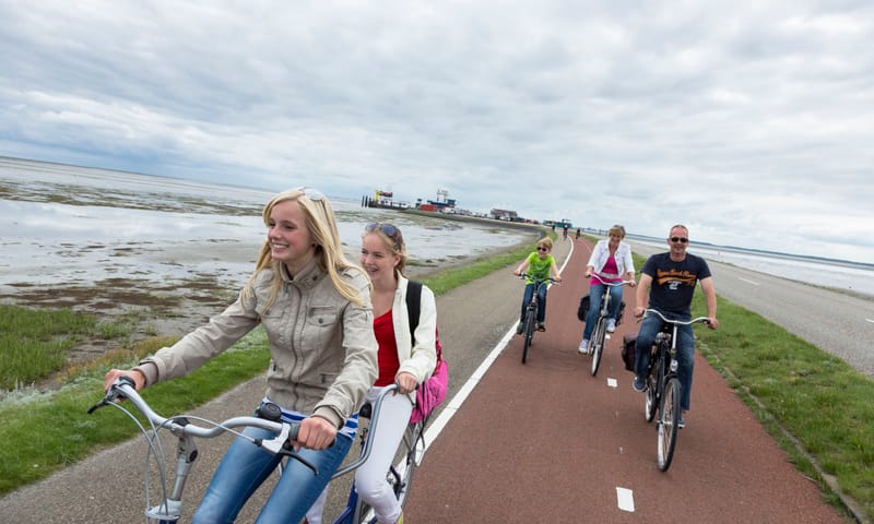 fietsen op Schiermonnikoog