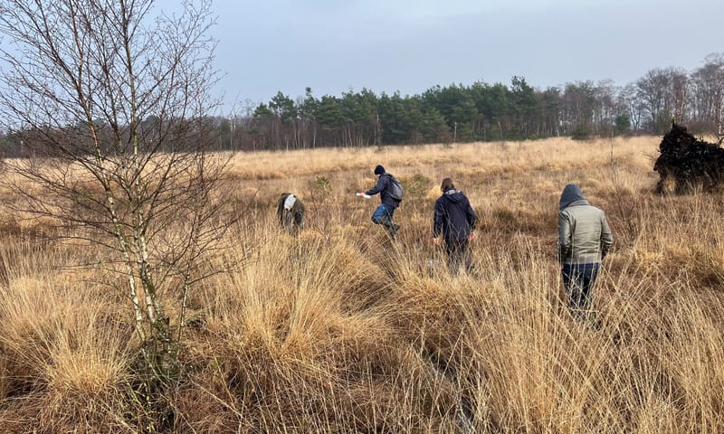 bezoek onderzoekers Radboud en B-ware Witte Veen 2023