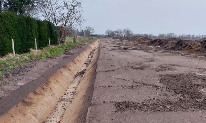 Gegraven randsloot