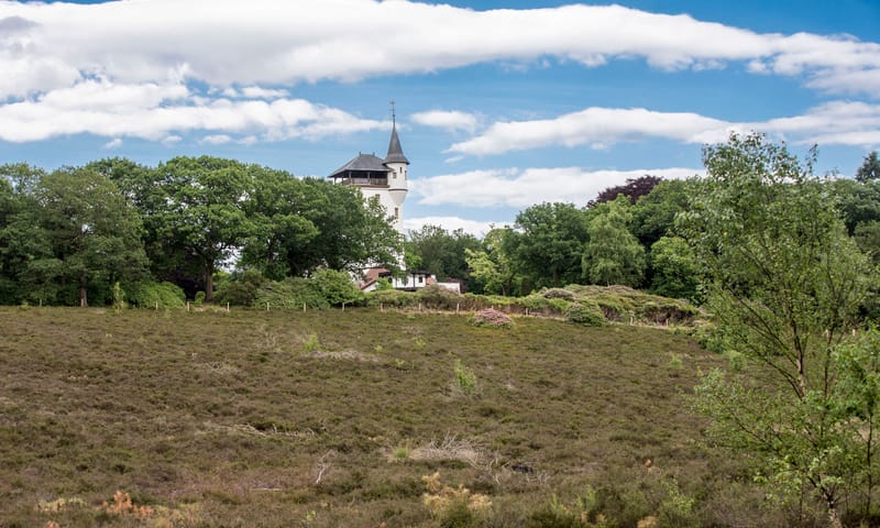 Sprengenberg in de lente