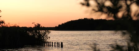 Zonsondergang in Botshol