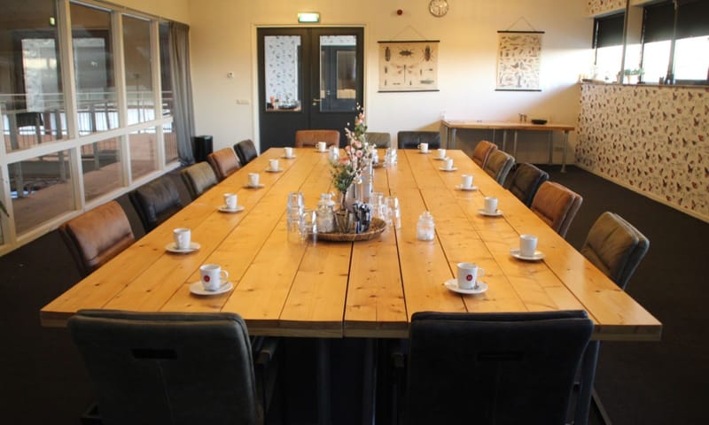 Weidevol vergaderen kleine zaal