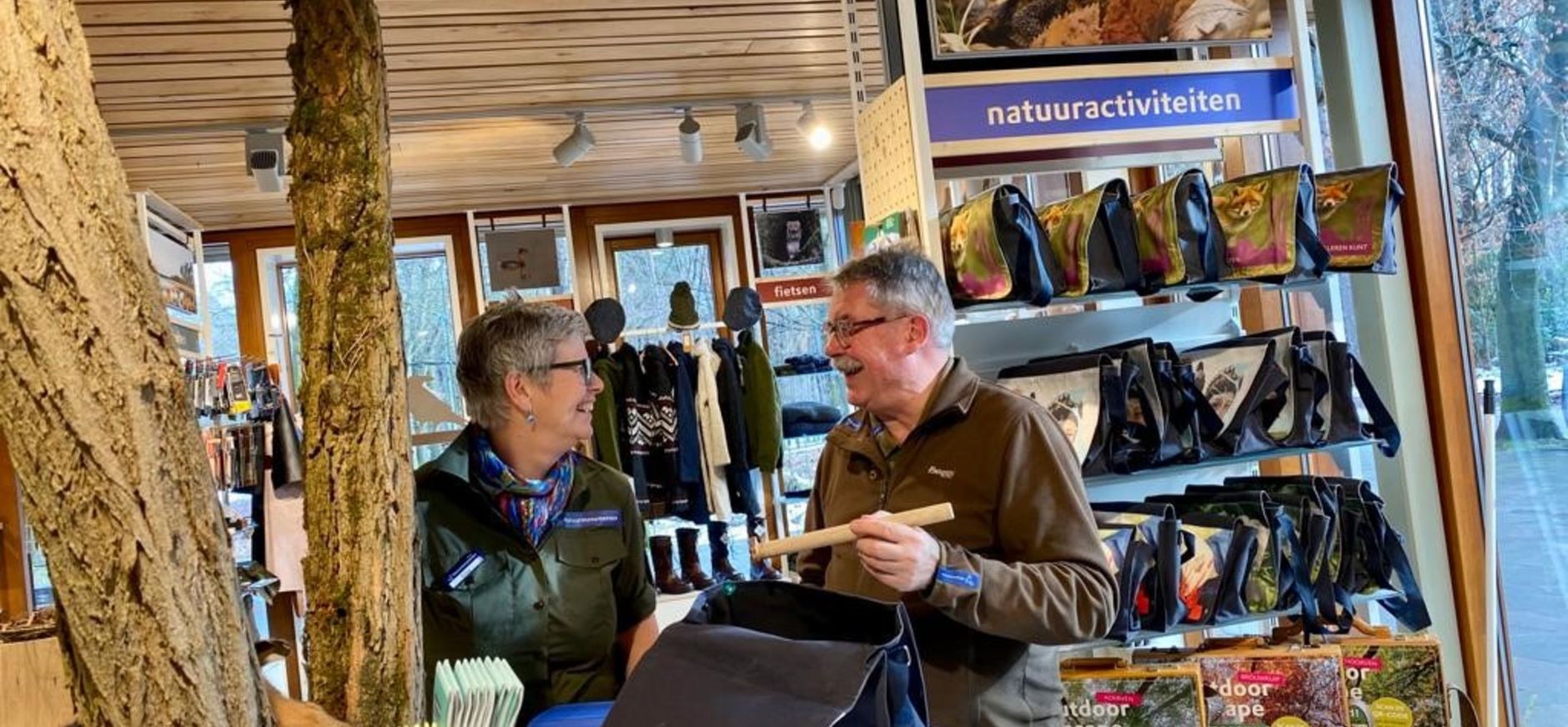 Bezoekerscentrum Oisterwijk gastvrouw en gastheer