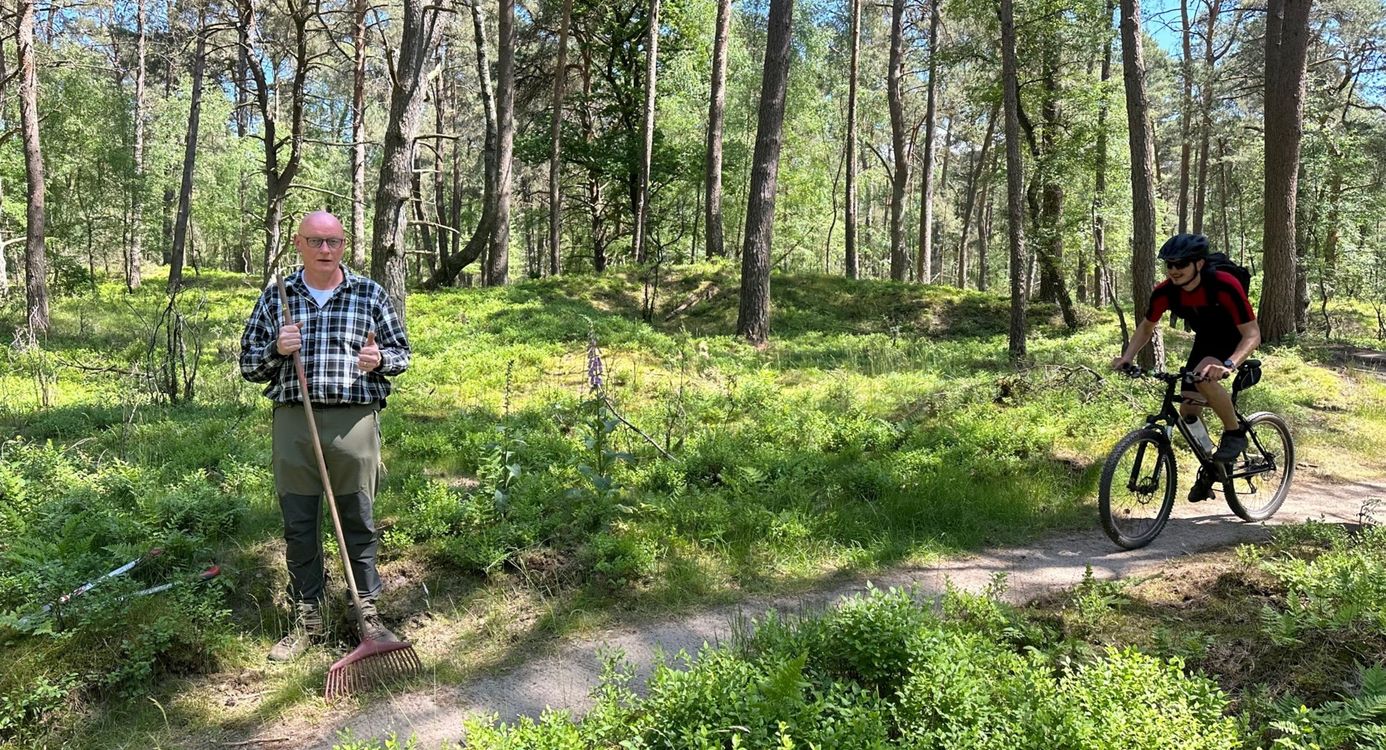 Vrijwilliger MTB-route
