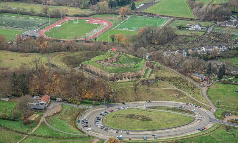 Fort Sint Pieter luchtfoto