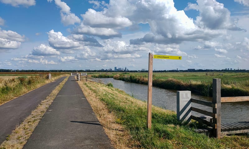 Polderpad voor skyline Polder Schieveen