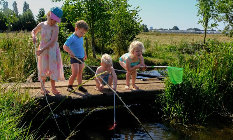 Speelnatuur van OERRR Belevenisboerderij Schieveen