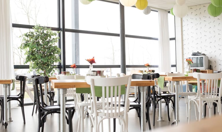 Weidevol ontvangstruimte