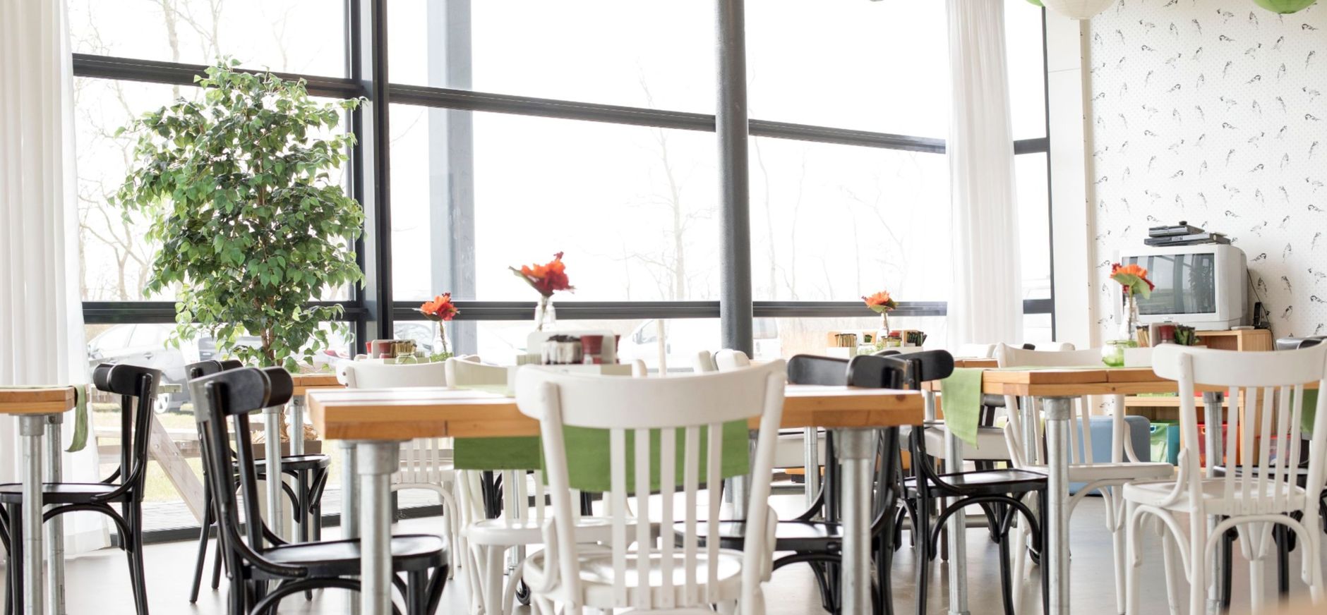 Weidevol ontvangstruimte