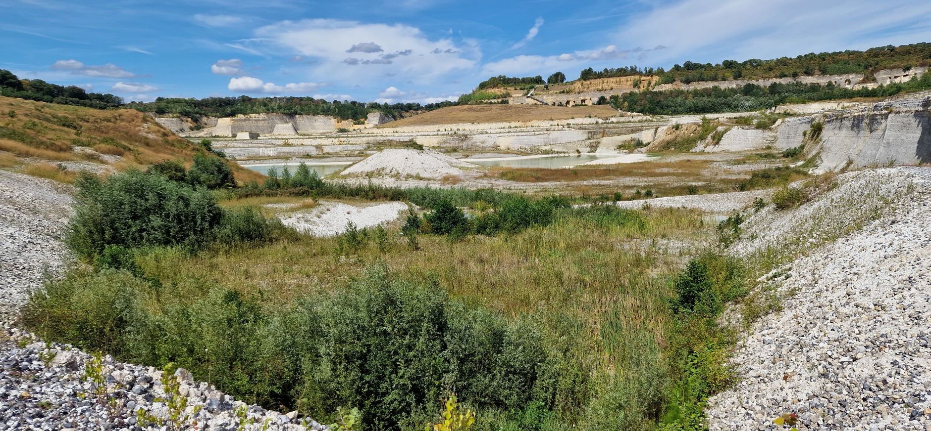 Wandel mee met de boswachter door de ENCI-groeve in natuurgebied Sint-Pietersberg nabij Maastricht