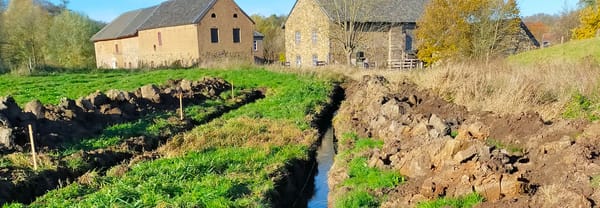 Verwijderen oude drainagepijpen