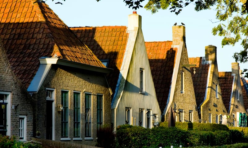 huizen op Schiermonnikoog
