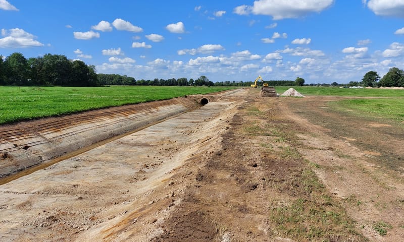 Aanleg nieuwe Blaarsloot met sloot en plas-dras berm