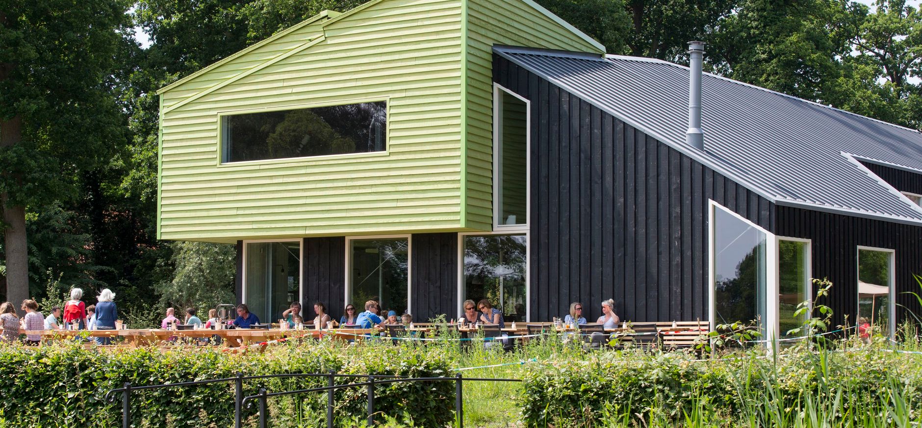 Terras van Café/Restaurant Brambergen Terras van Café/Restaurant Brambergen