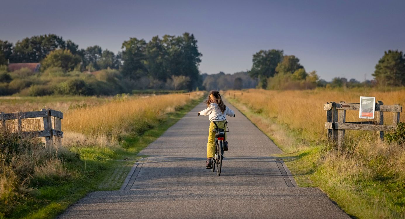 fiets achterom
