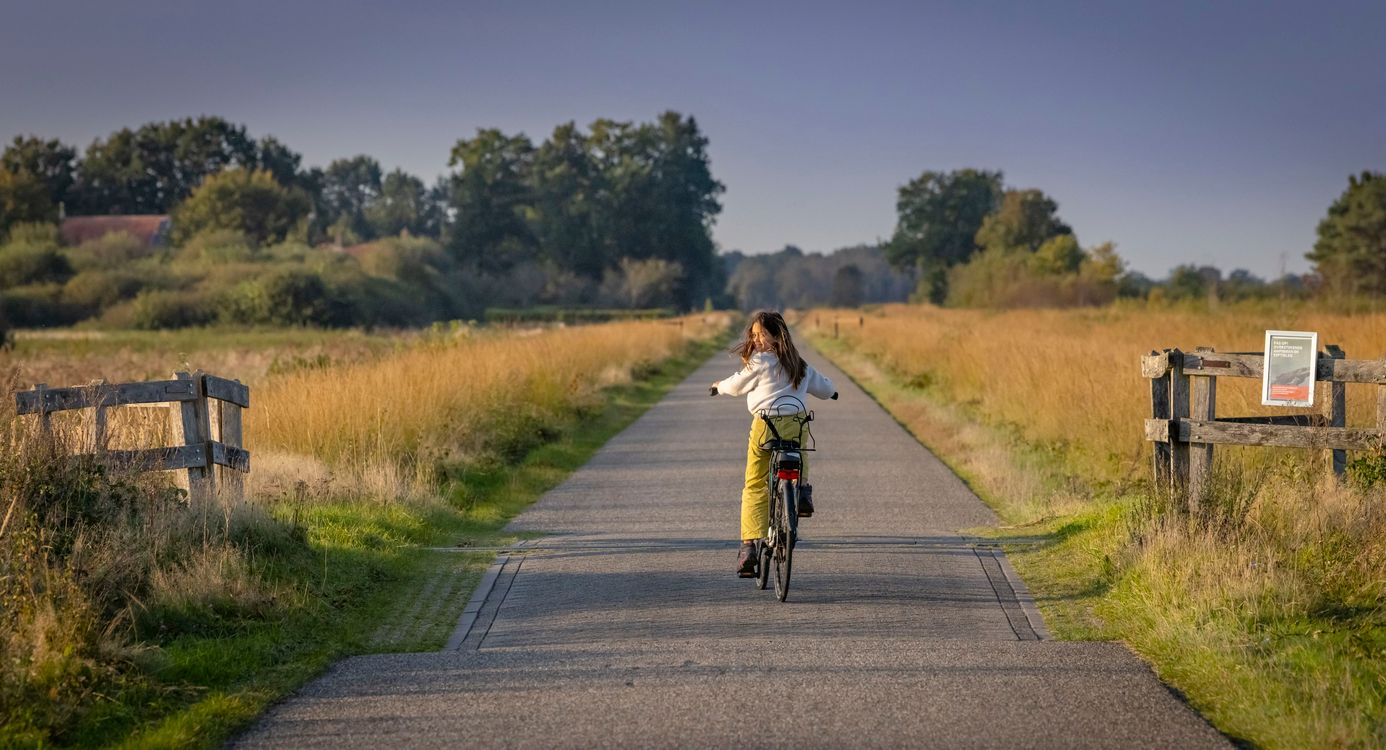 fiets achterom