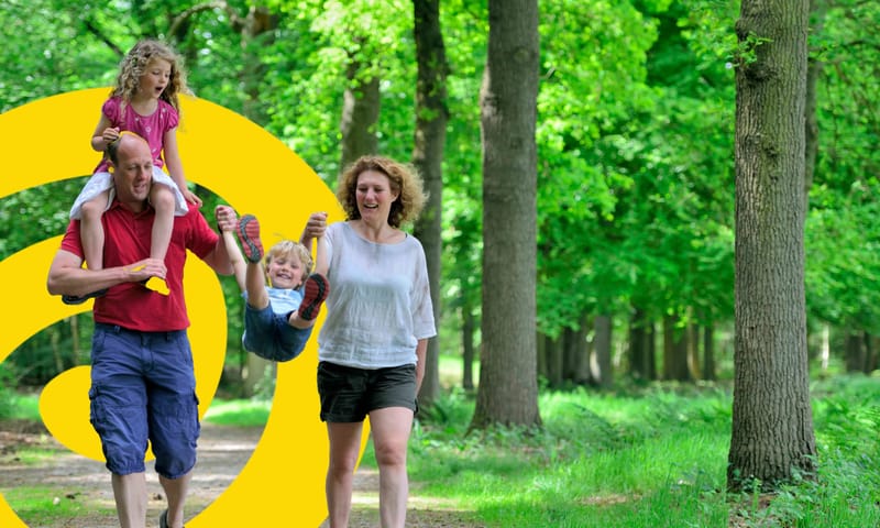 Wandelen met de kinderen bij Oud Groevenbeek