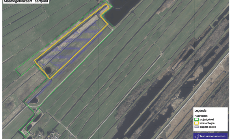 Maatregelenkaart project Taartpunt Tienhoven