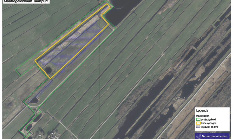 Maatregelenkaart project Taartpunt Tienhoven