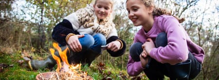 Vuur maken op Wilde Buitendag Vuur maken op Wilde Buitendag