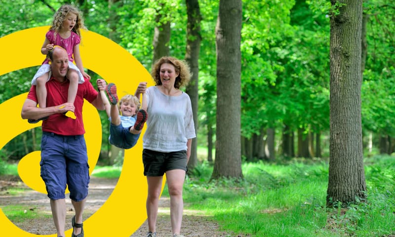 Wandelen met de kinderen bij Oud Groevenbeek