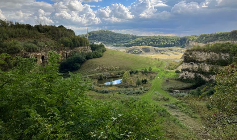 Uitkijk over de Oehoe-vallei op de Sint-Pietersberg