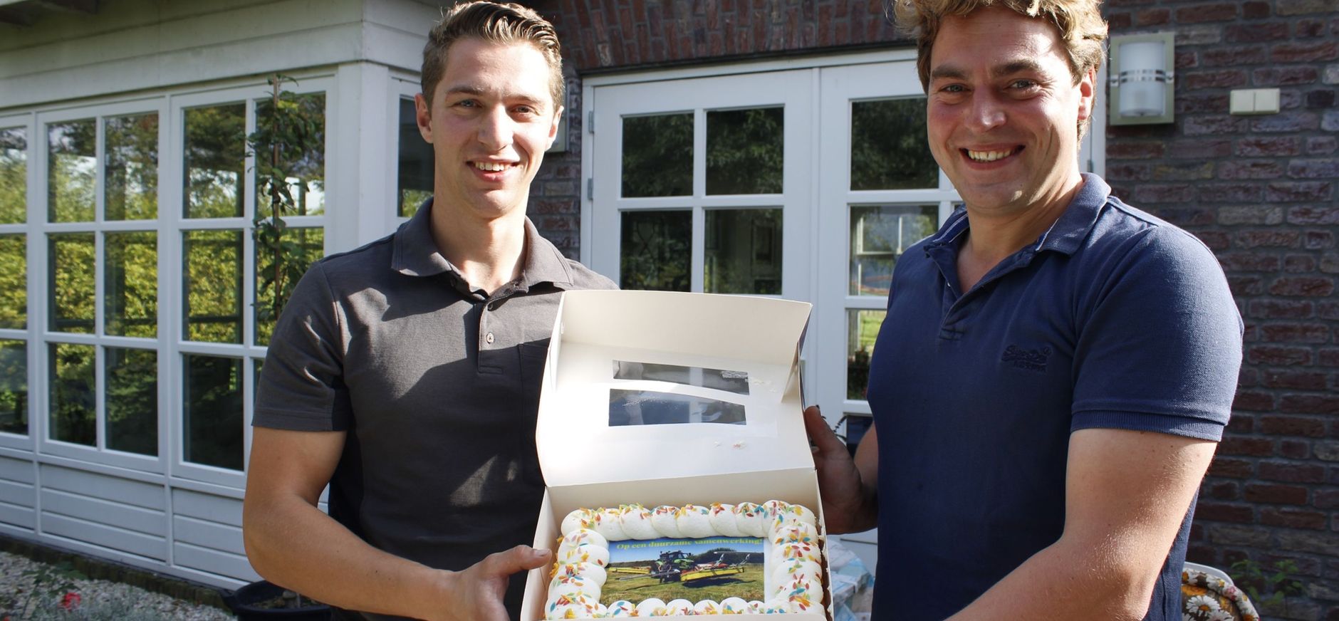 Jasper (links) en Bastiaan Oomen Jasper en Bastiaan Oomen