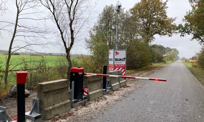 Wegafsluiting Fochteloërveen Wegafsluiting Fochteloërveen