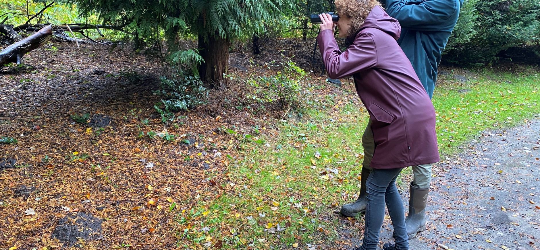 Sophie Hermans wandelt met Ruben Hein