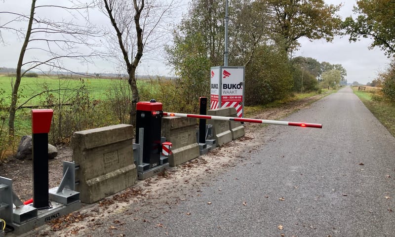 Wegafsluiting Fochteloërveen Wegafsluiting Fochteloërveen