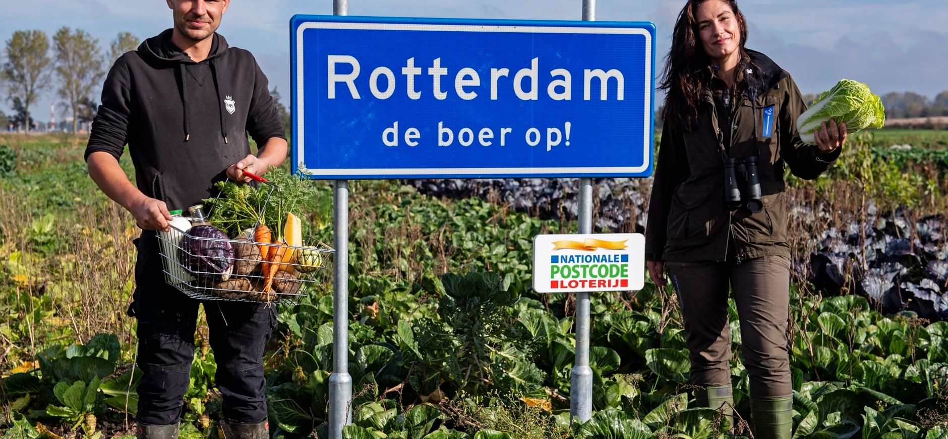 Rotterdam de boer op - boer Albert Boersen en boswachter Natascha Hokke