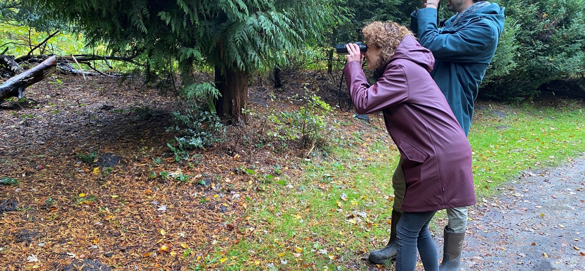 Sophie Hermans wandelt met Ruben Hein
