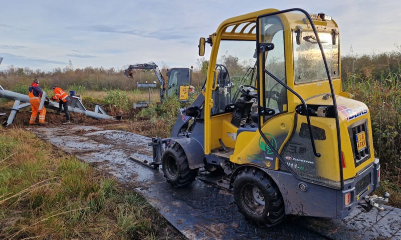 electrische kraan - Korenburgerveen 