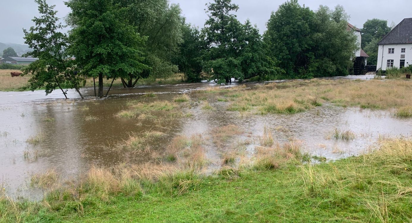 Wateroverlast in het Geuldal
