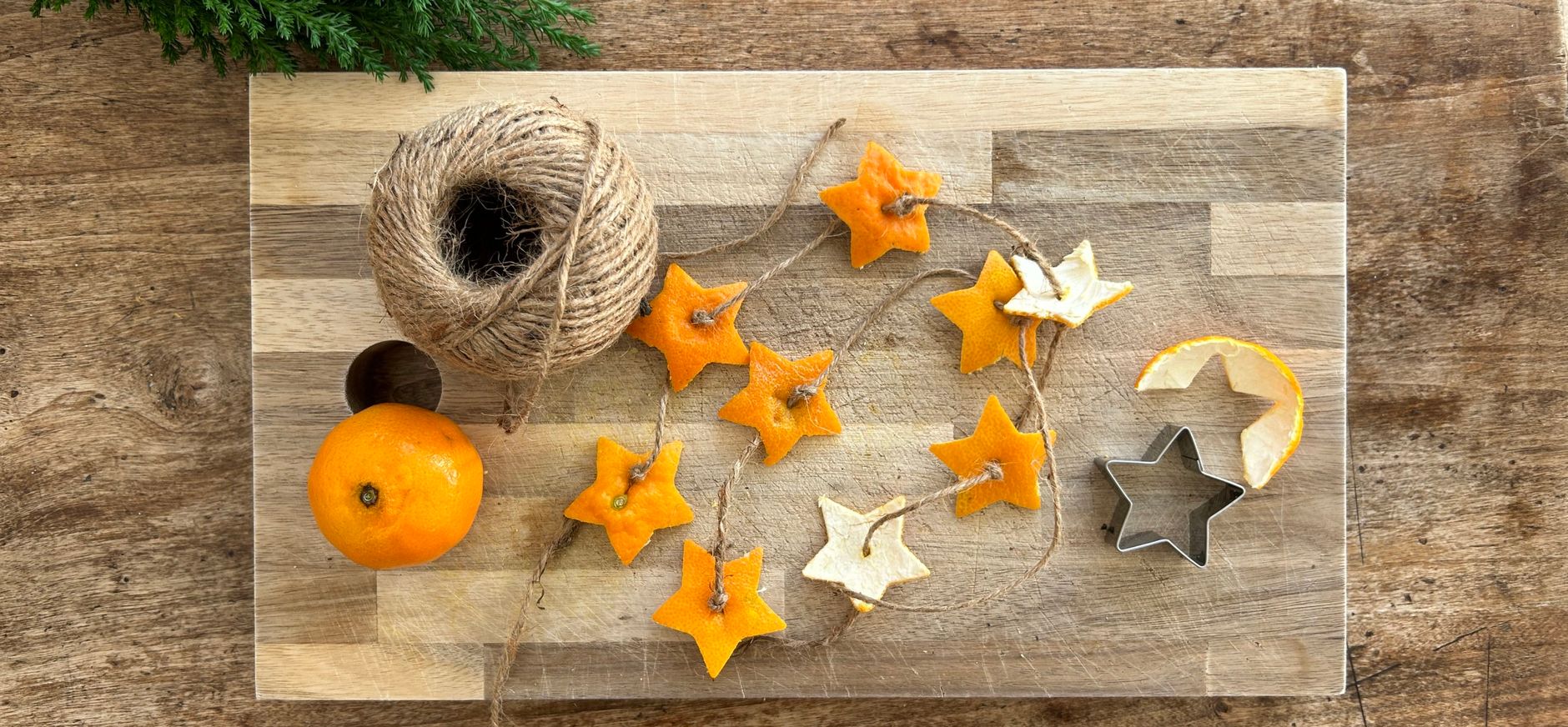 Kerstslinger maken