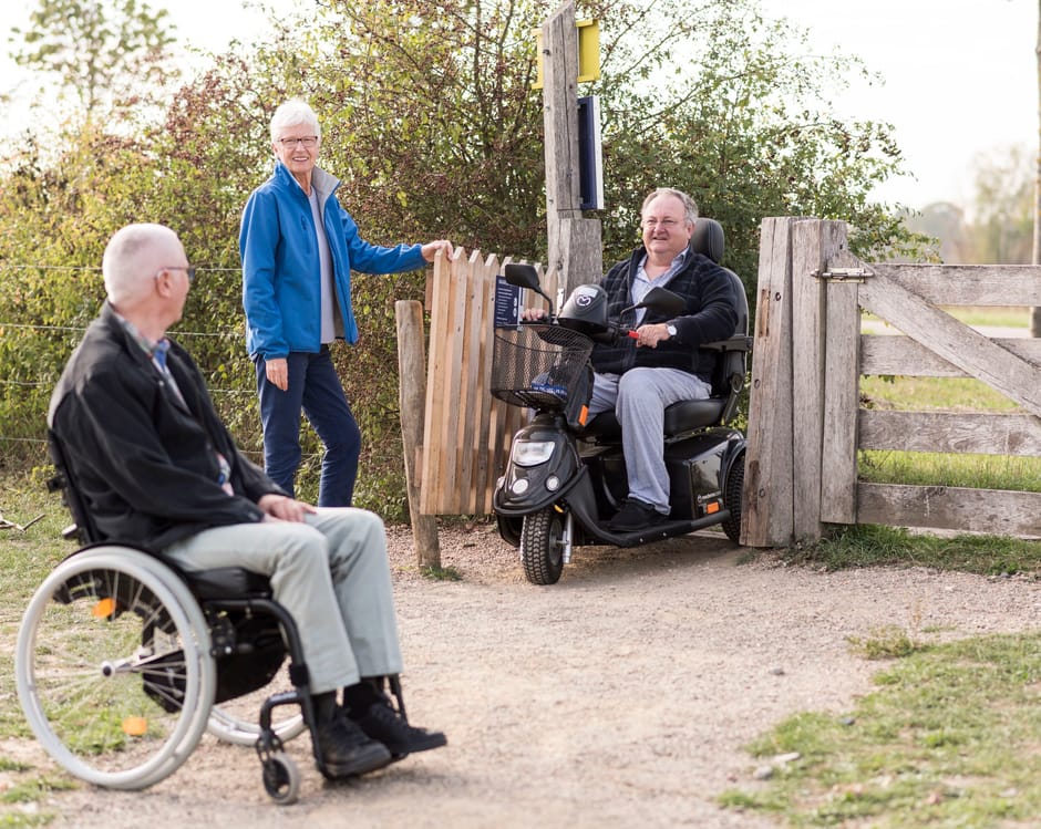 natuur in zonder drempels - rolstoel