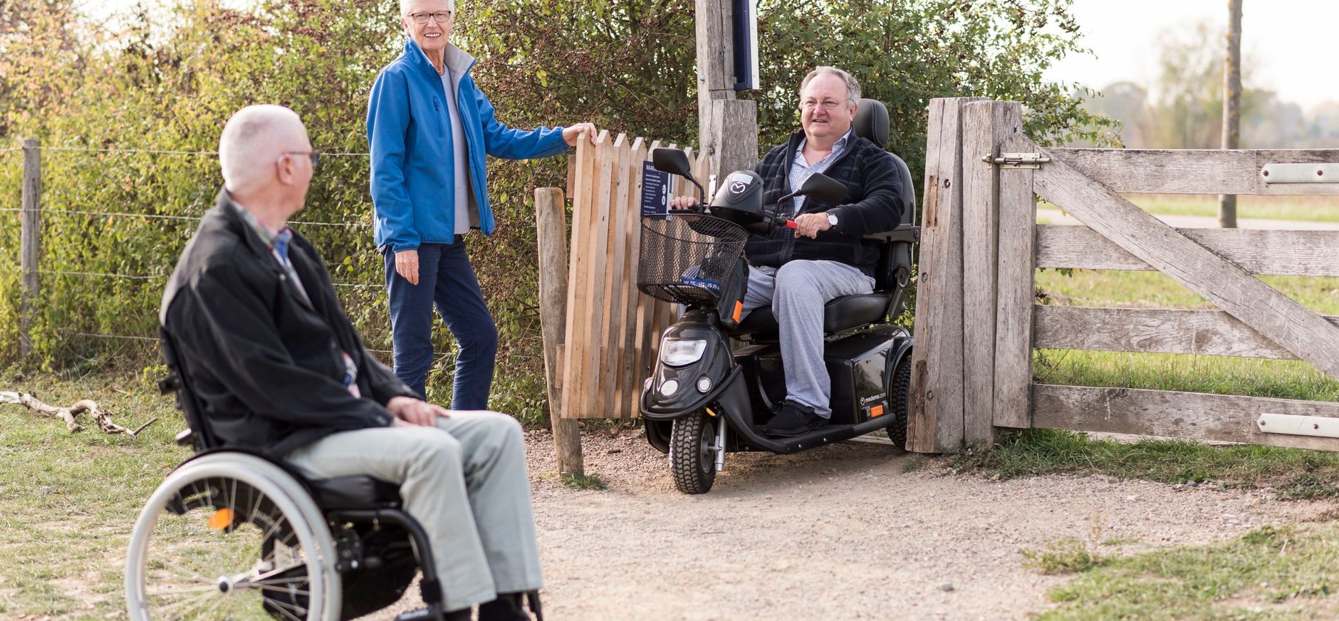 natuur in zonder drempels - rolstoel