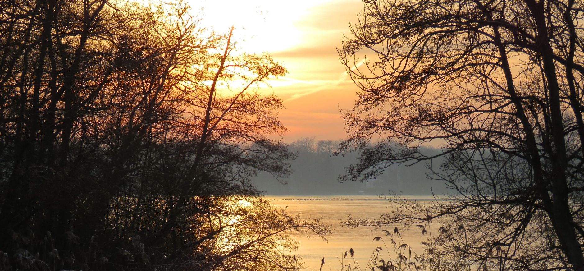 Friese Veen bij zonsondergang