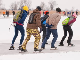 Schaatsen op De Wieden
