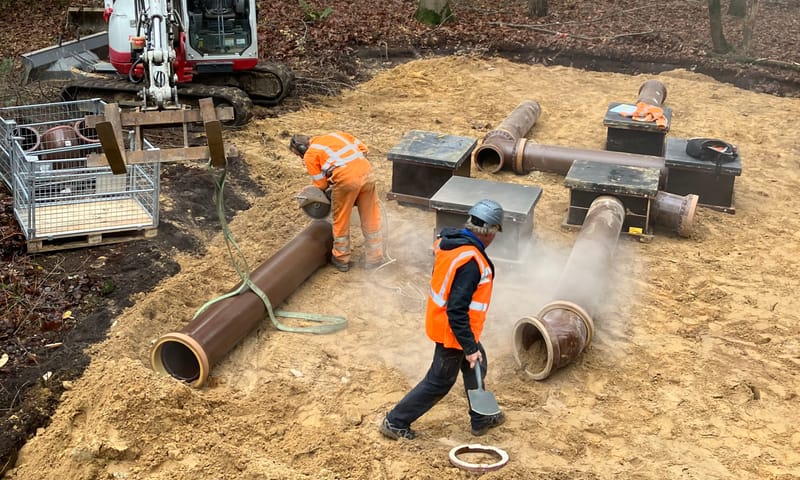 Aanleg kunstburcht voor dassen